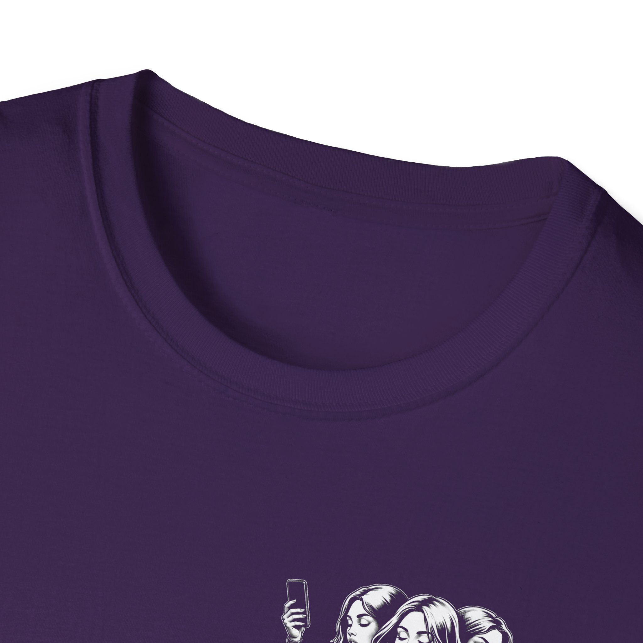 Coffee Brain T-Shirt — Cute Blue Coffee Cup Illustration with 'Coffee & Creativity' Vibe - Image 7